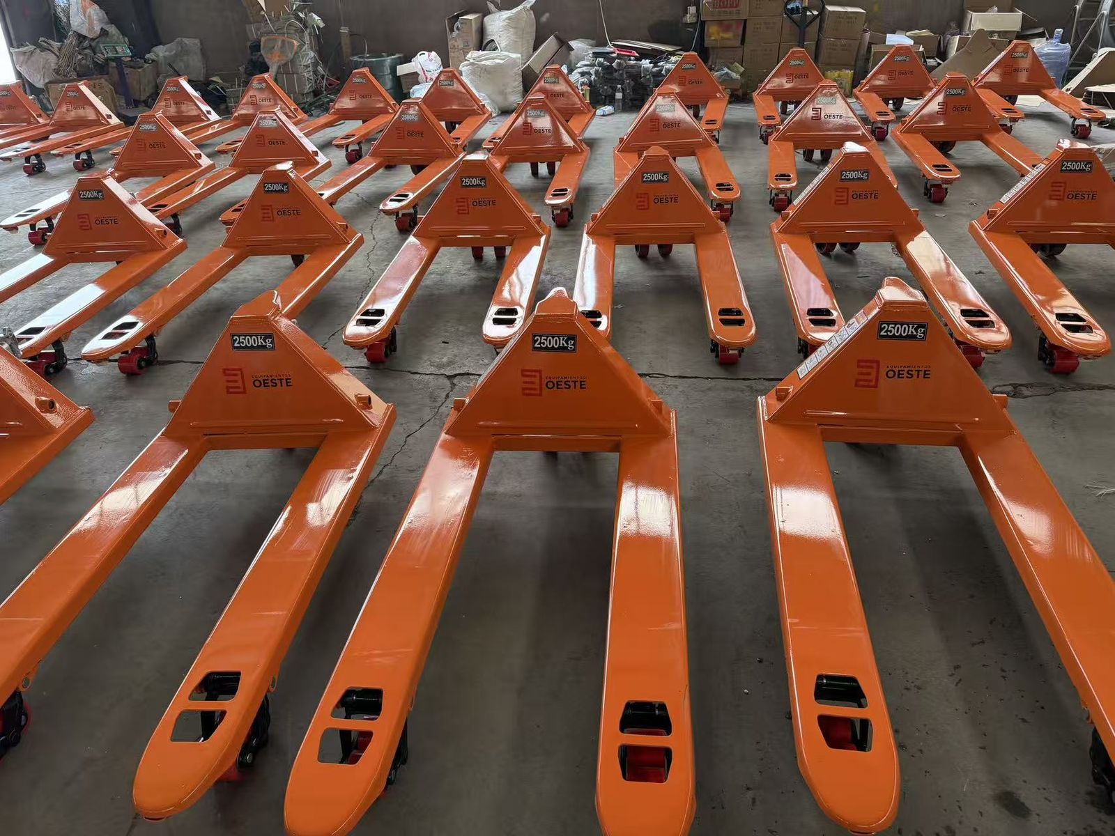 Pre-shipment check — 2.5t pallet trucks, Zhejiang