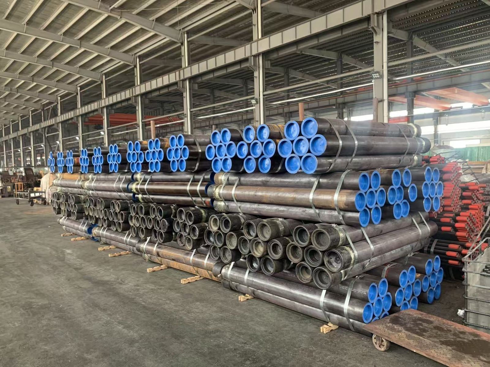 Quantity & marking check — steel pipe order